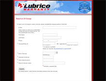Tablet Screenshot of oilchange.lubrico.com